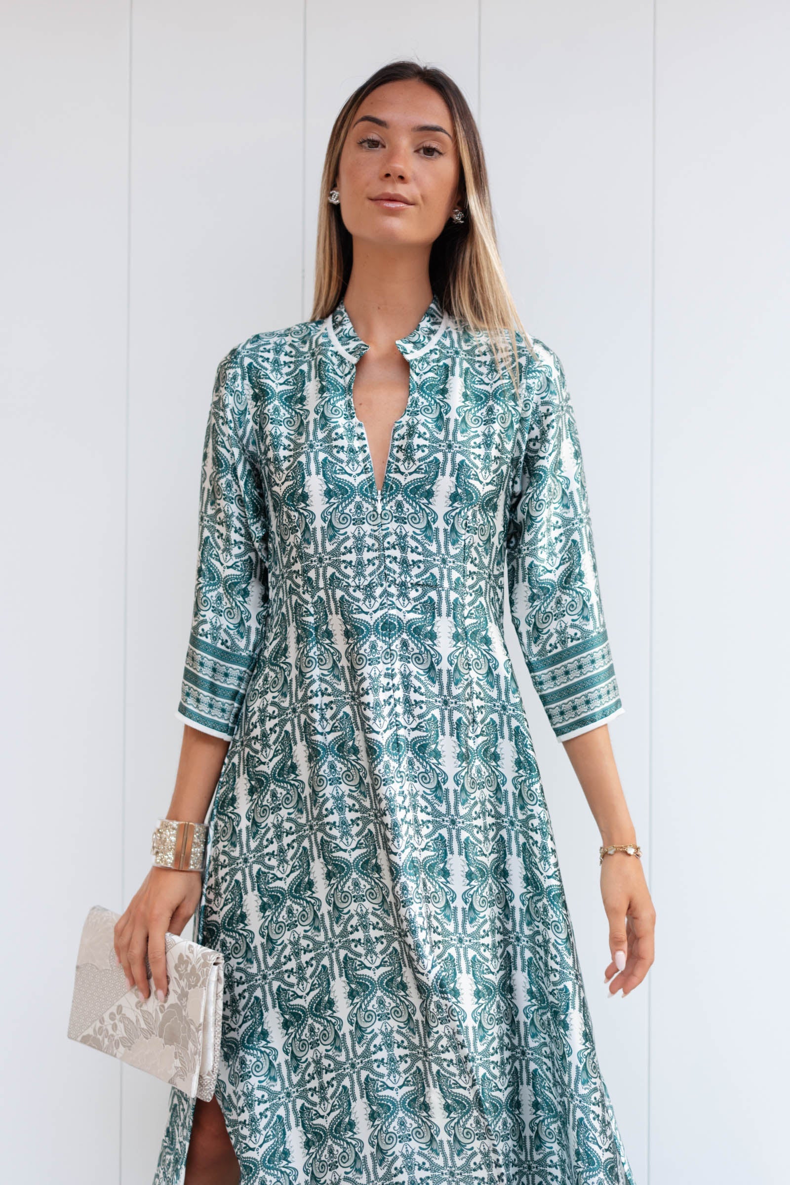 ALICIA SATIN SILK LONG DRESS – Lolitajaca