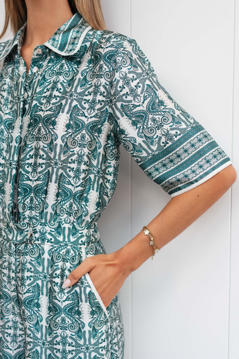 CANDICE SATIN SILK JUMPSUIT