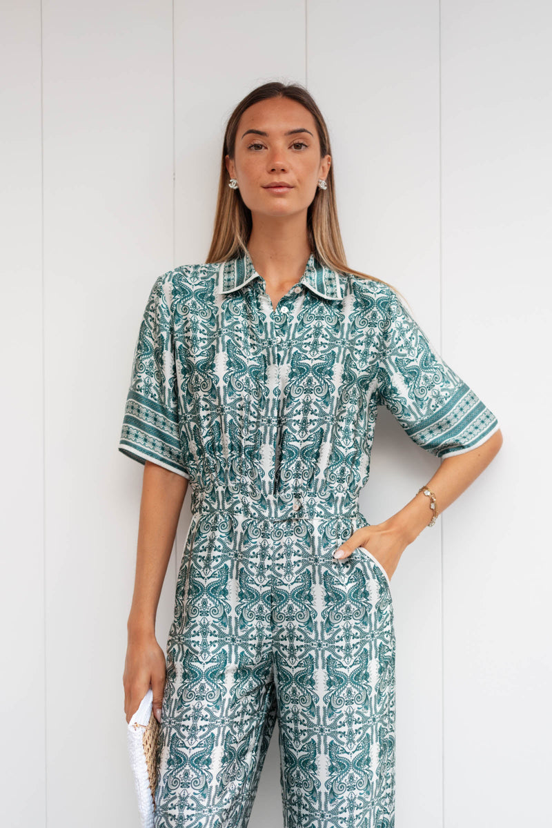 CANDICE SATIN SILK JUMPSUIT