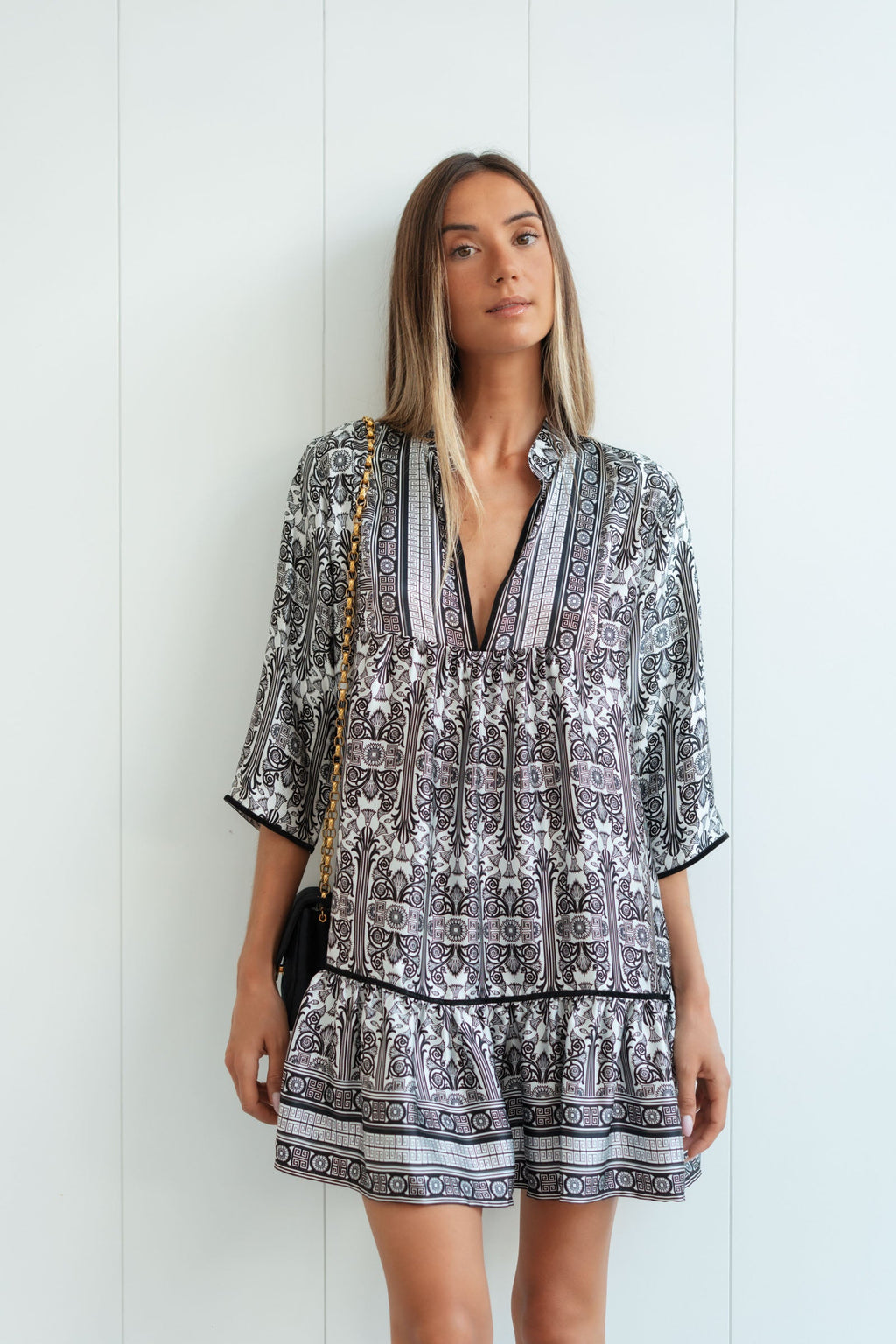 CIRIANA SATIN SILK TUNIC