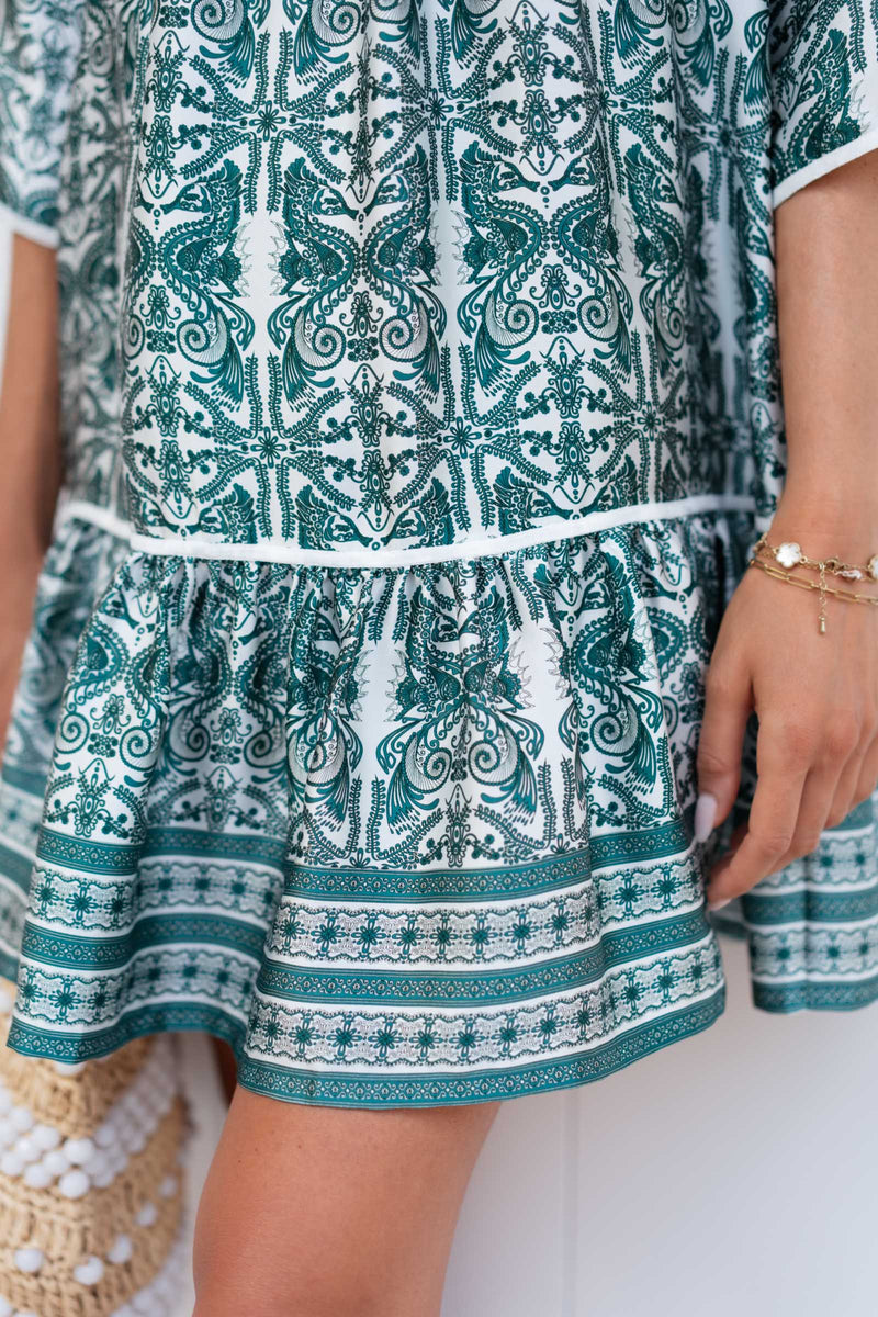 CIRIANA SATIN SILK TUNIC