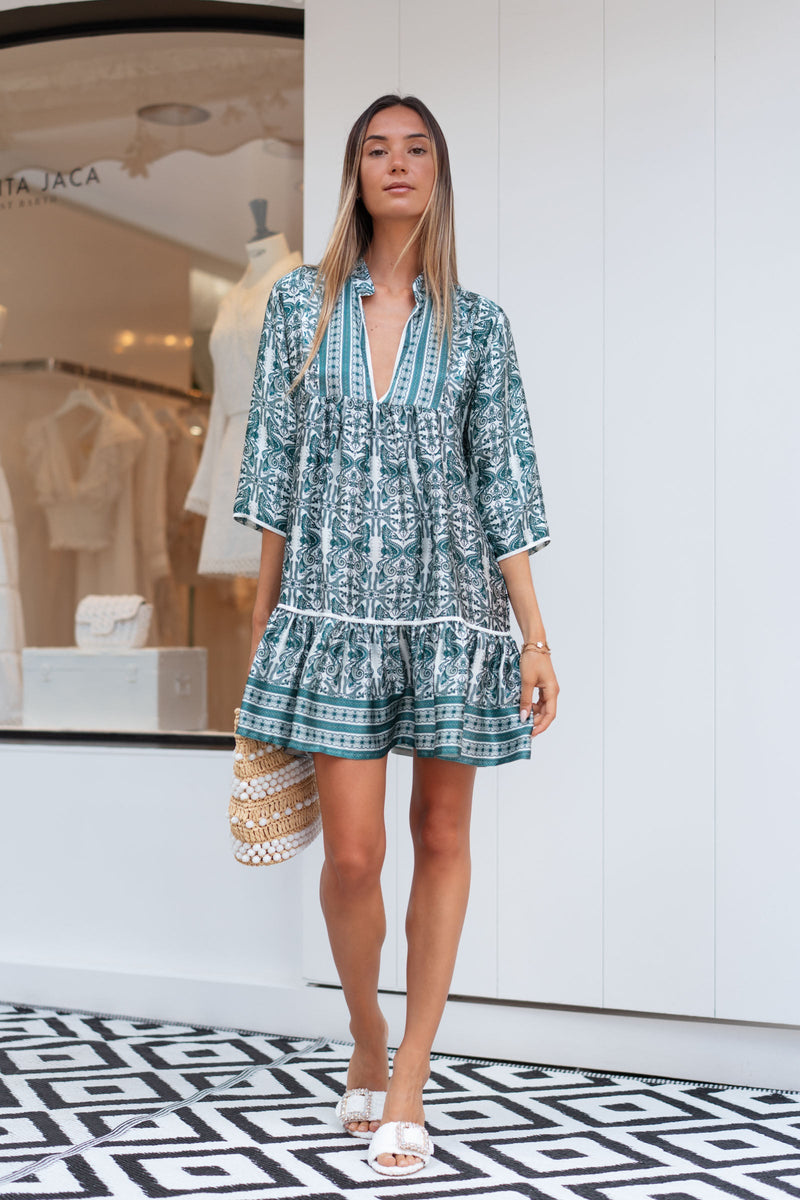 CIRIANA SATIN SILK TUNIC