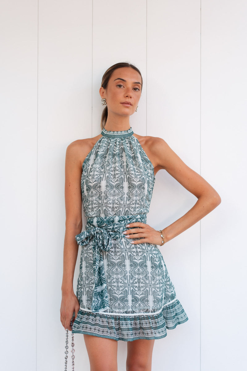 CLAUDINE CHIFFON SILK DRESS