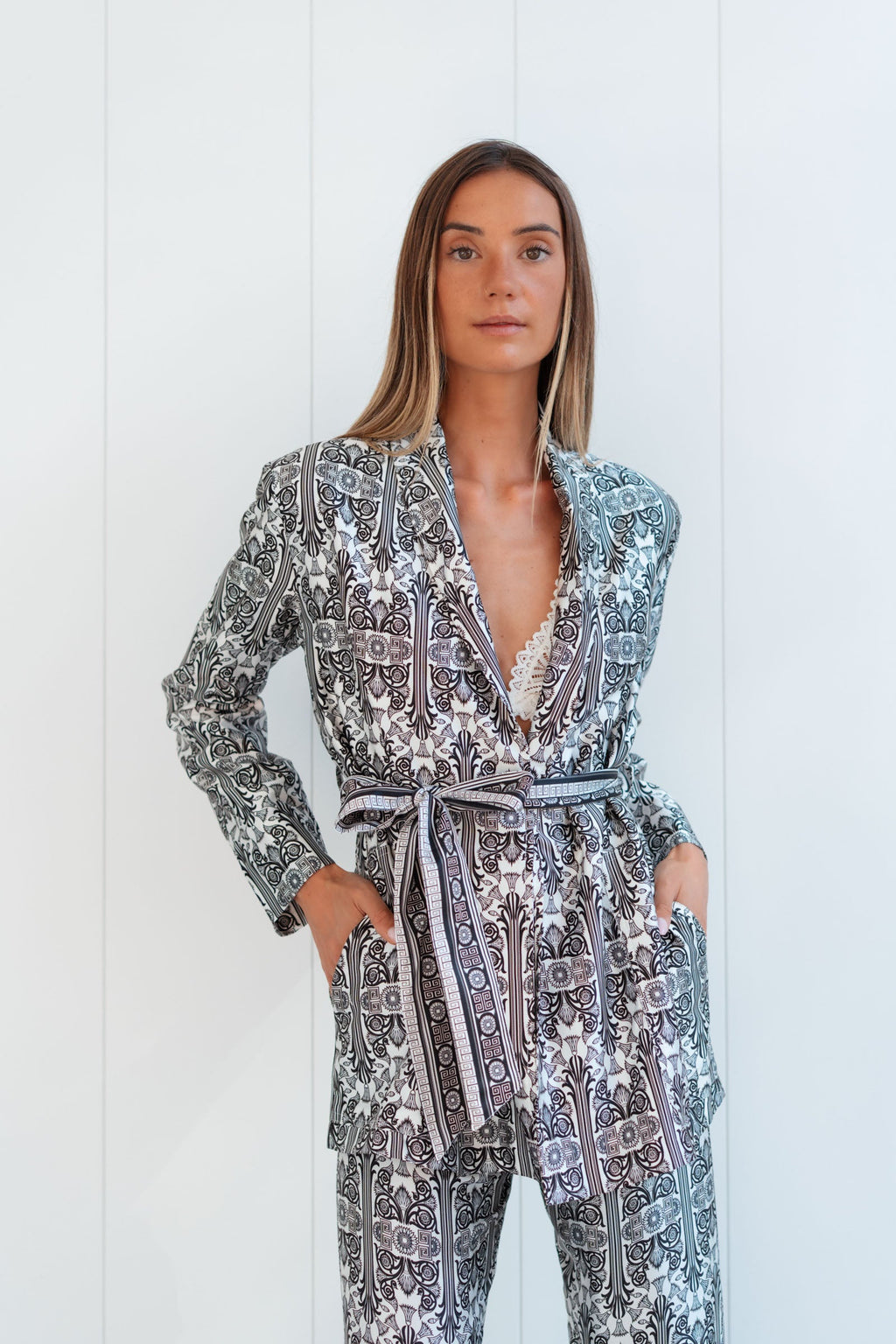 DONNA SATIN SILK JACKET