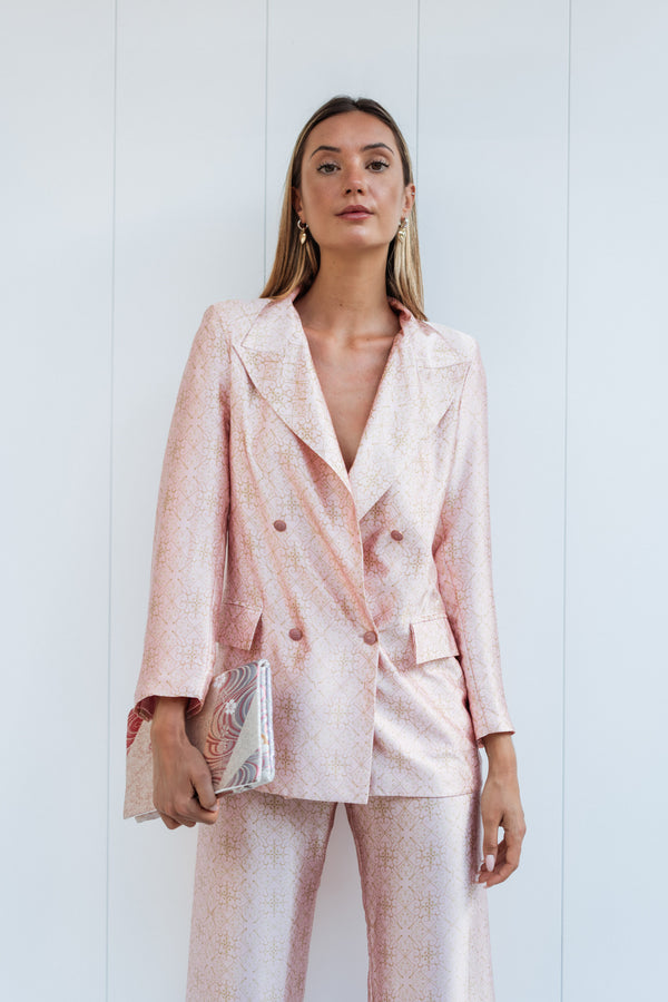 ORNELLA SATIN SILK JACKET