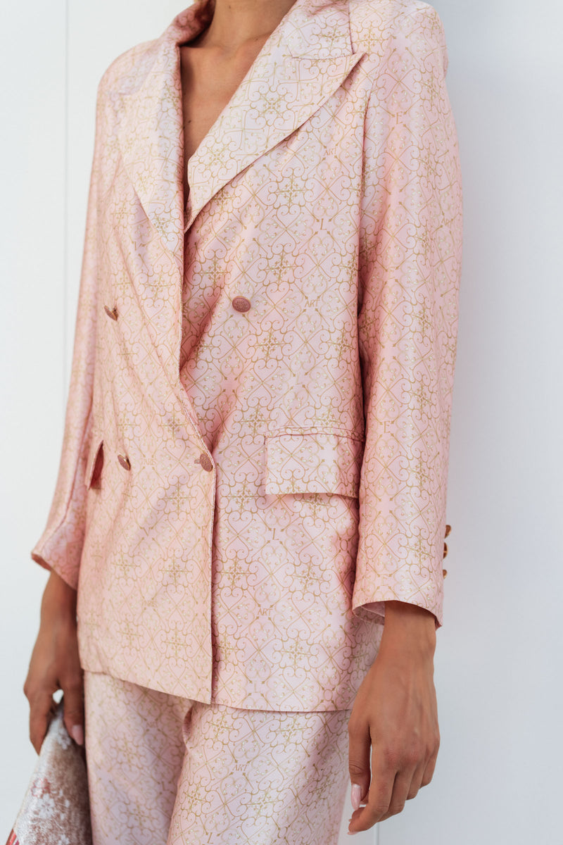 ORNELLA SATIN SILK JACKET