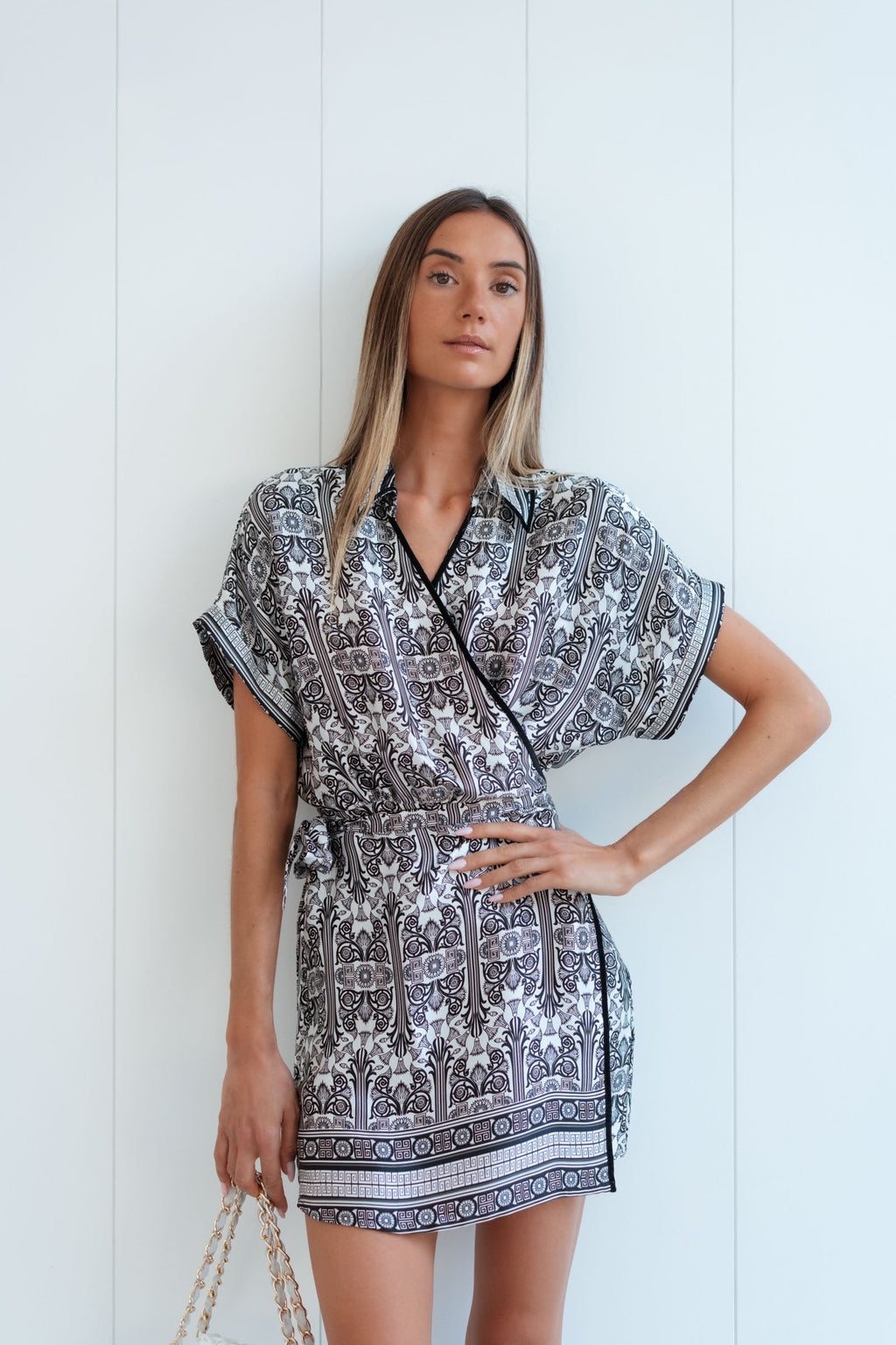 DUA SATIN SILK DRESS