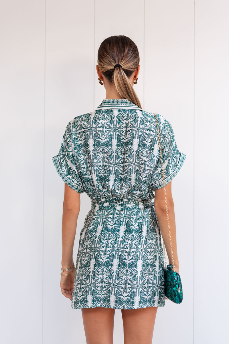 DUA SATIN SILK DRESS