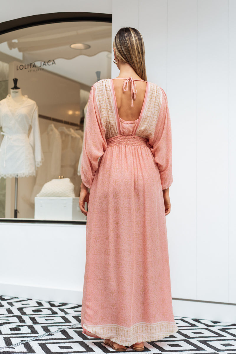 IBIZA CHIFFON SILK LONG DRESS