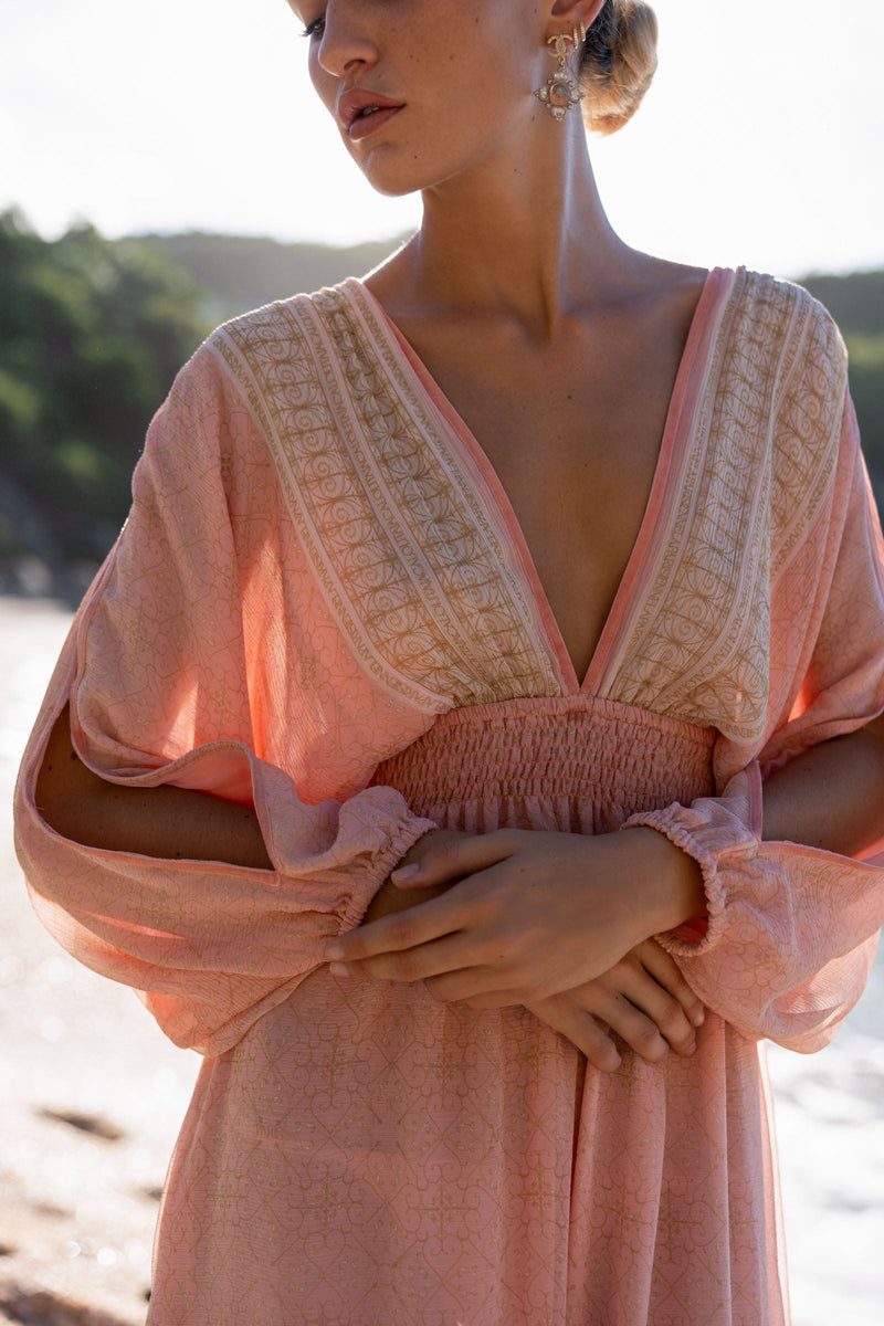 IBIZA CHIFFON SILK LONG DRESS – Lolitajaca