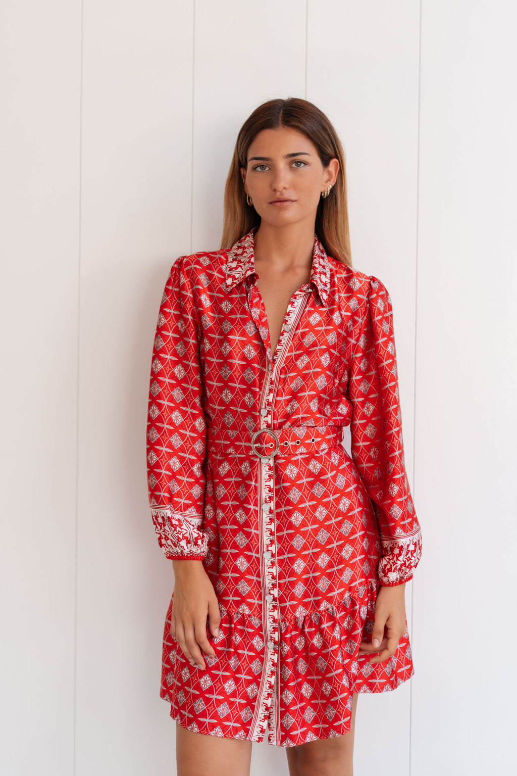 LUNA SATIN SILK DRESS