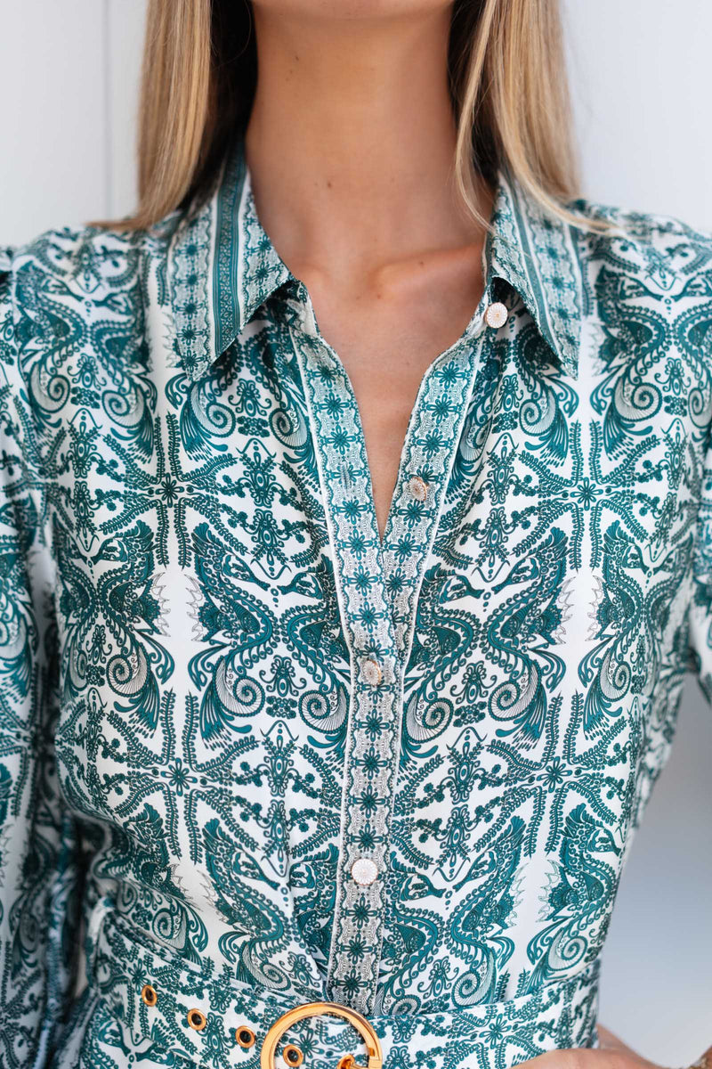 LUNA SATIN SILK DRESS