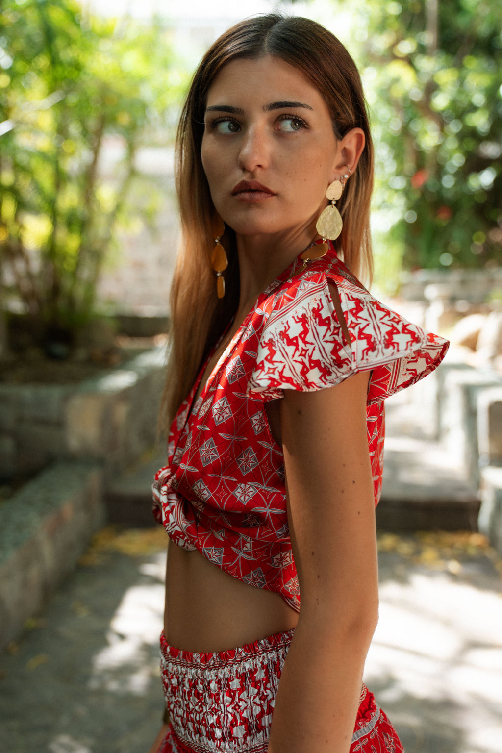 MADDY SATIN SILK TOP
