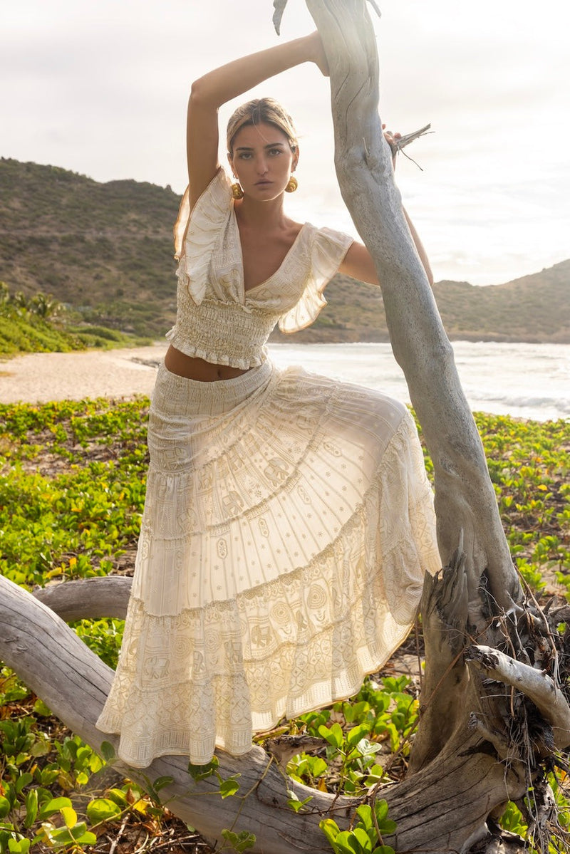 MANOLITA MAXI SKIRT