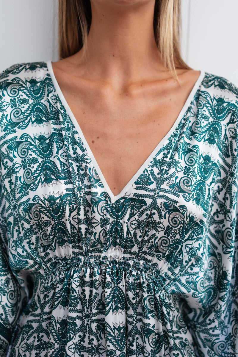 MIA SATIN SILK MAXI COVER