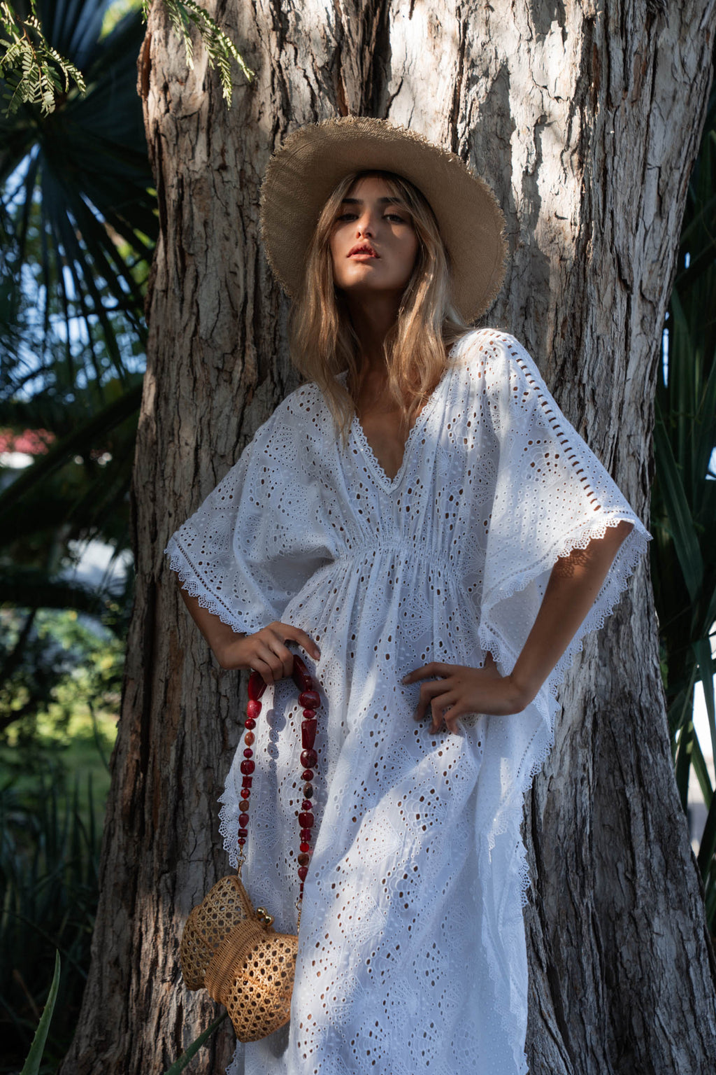 MIA COTTON EYELET COVER