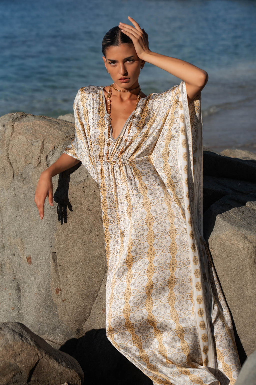 MIA SATIN SILK MAXI COVER