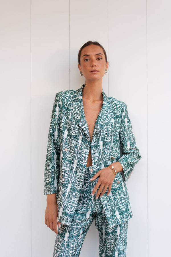ORNELLA SATIN SILK JACKET