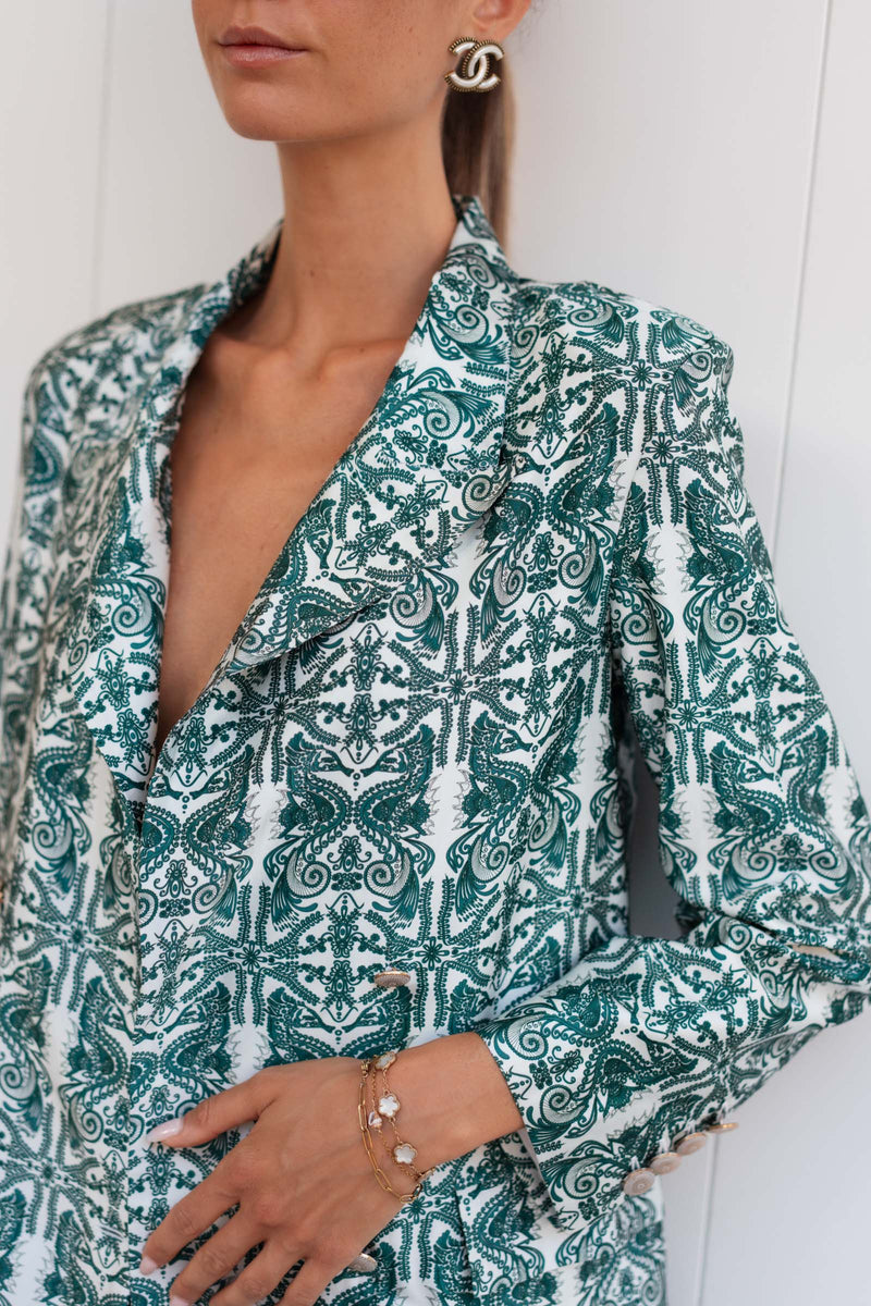ORNELLA SATIN SILK JACKET