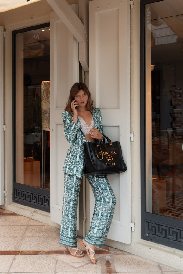 ORNELLA SATIN SILK JACKET