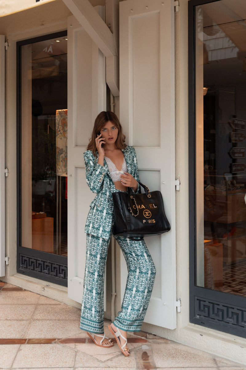 ORNELLA SATIN SILK JACKET