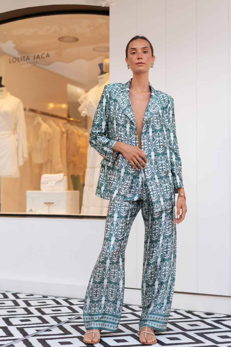 ORNELLA SATIN SILK JACKET