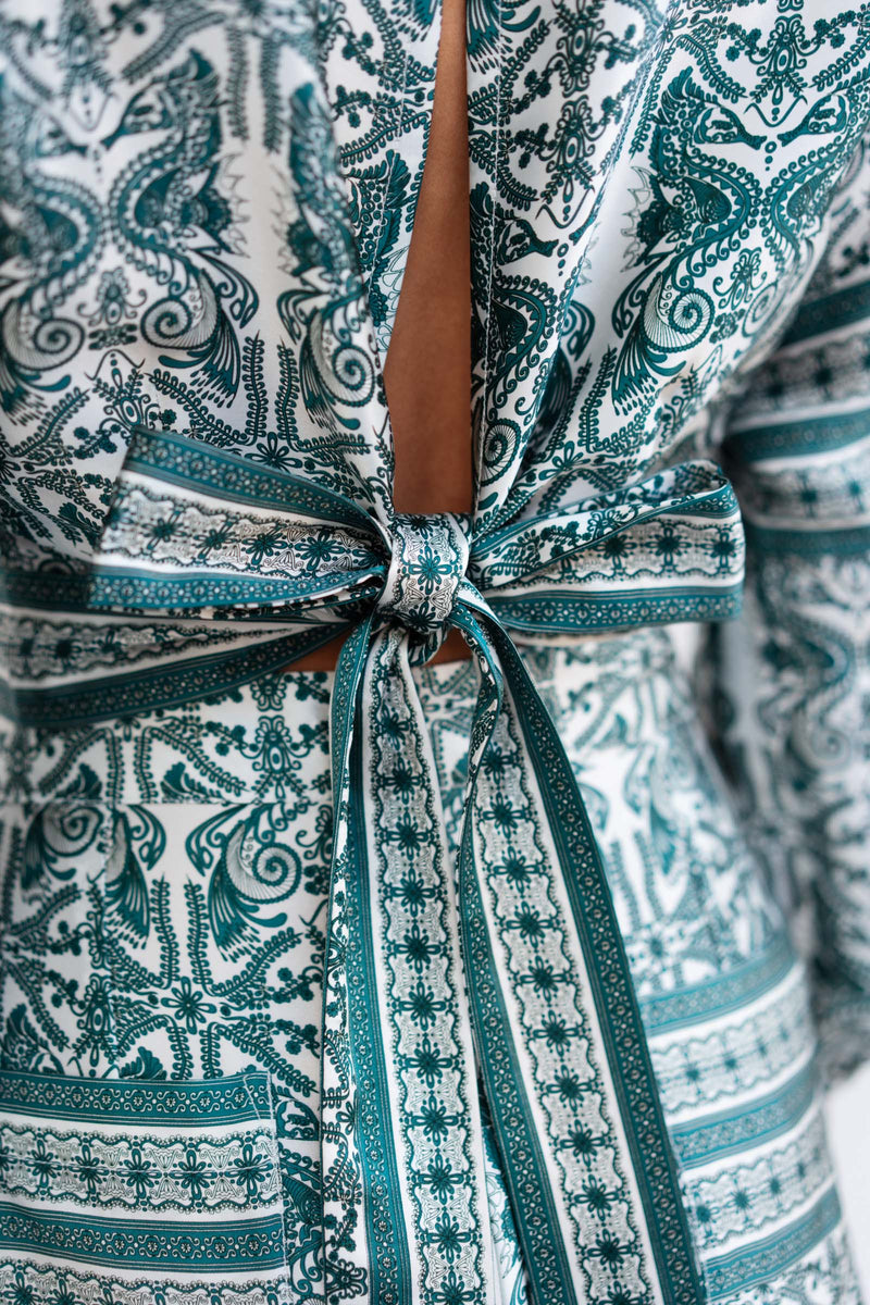 RAPHAELA SATIN SILK TOP