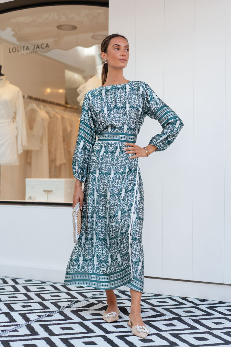 VALENTINE SATIN SILK SKIRT