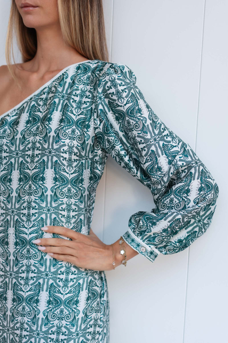 ROMY SATIN SILK LONG DRESS