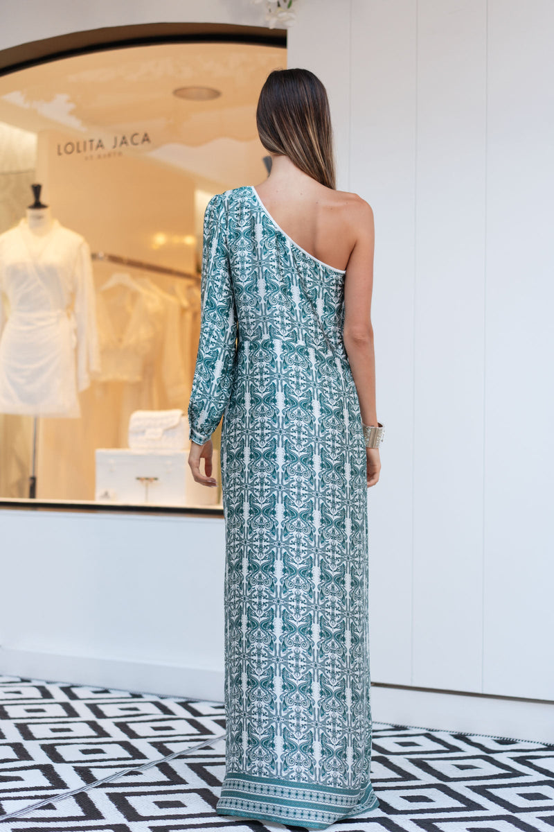 ROMY SATIN SILK LONG DRESS