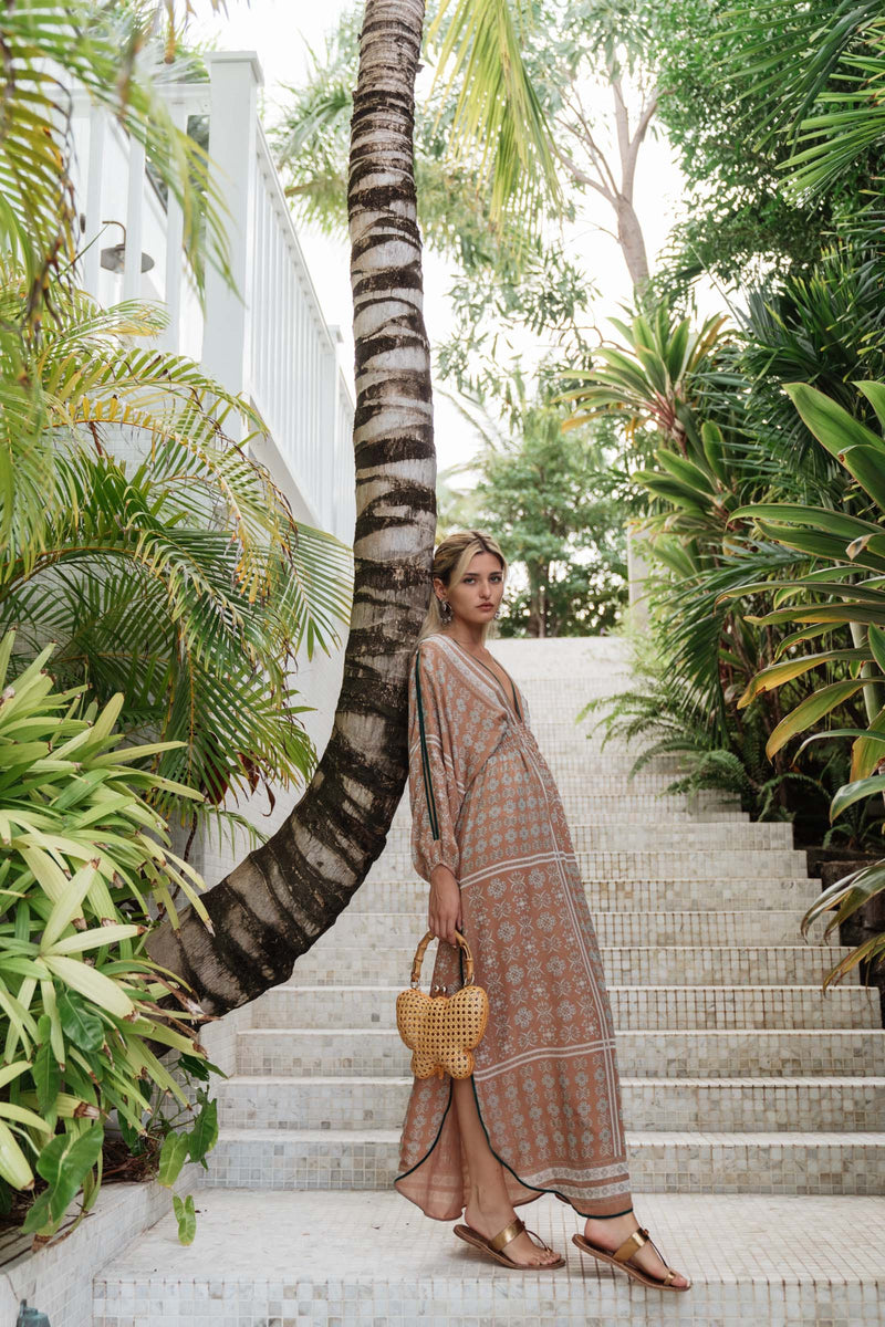 IBIZA CHIFFON SILK LONG DRESS