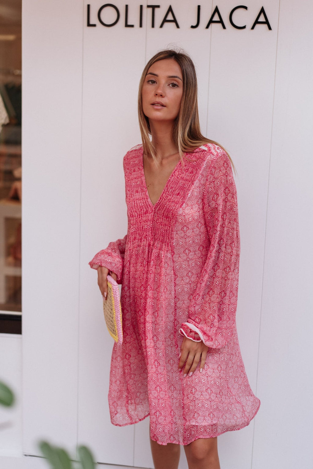 CALIOPE CHIFFON SILK DRESS