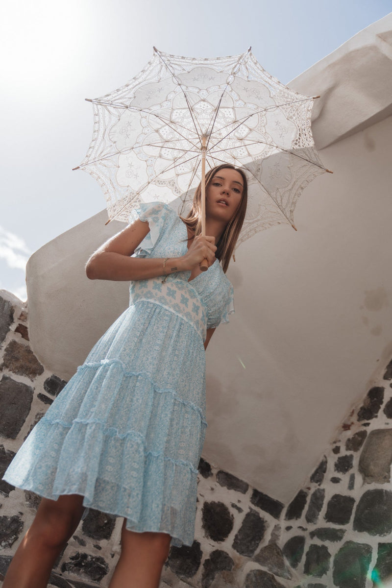 JULIETTE CHIFFON SILK DRESS