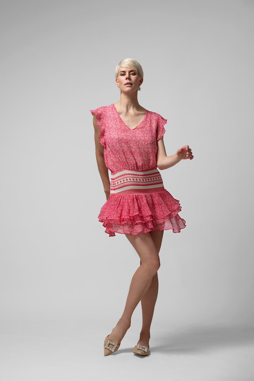 DIVA CHIFFON SILK DRESS